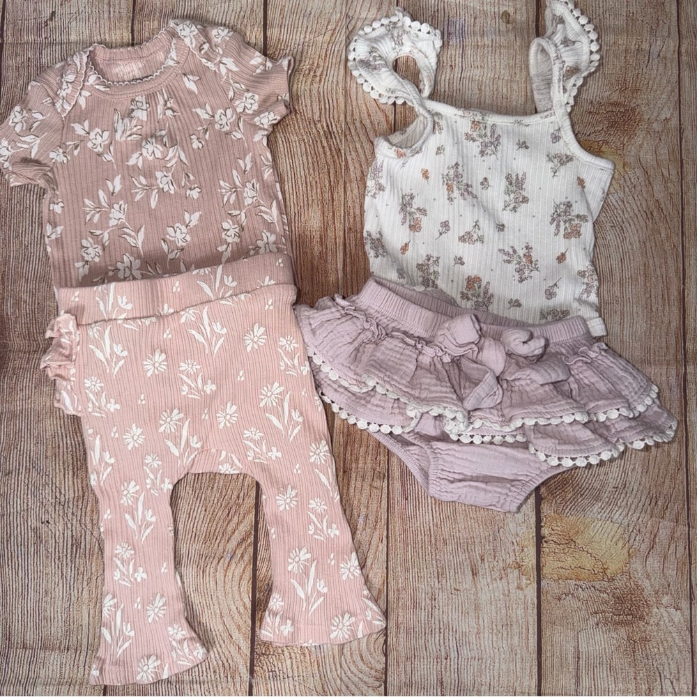 3-6 Month Baby Girl Sets